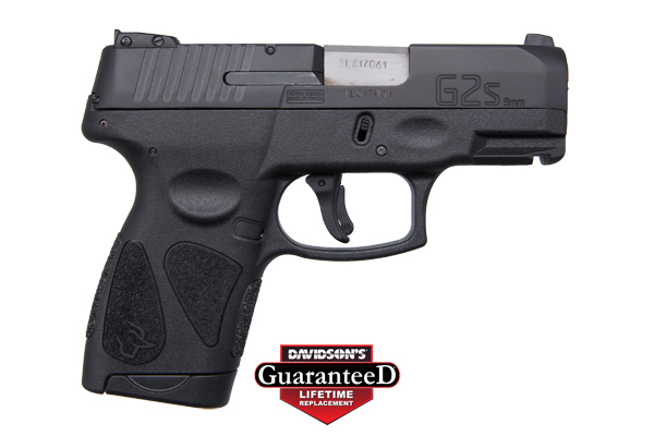 TAURUS G2S SLIM 9MM 7-SHOT 3-DOT ADJ. MATTE BLACK POLYMER - for sale