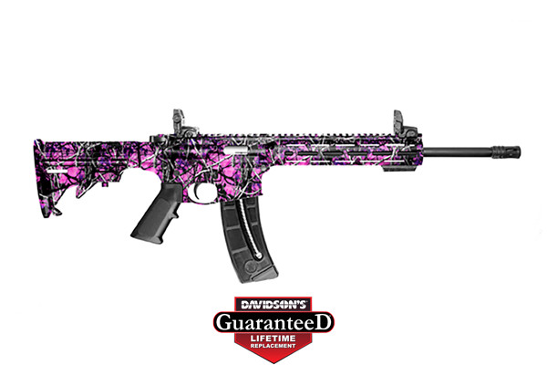 S&W M&P15-22 SPORT 22LR 16.5" 25-SH 6-POS STOCK MUDDY GIRL - for sale