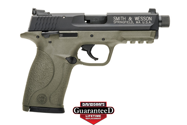 S&W M&P22 COMPACT 22LR 3.56" AS 10-SHOT MATTE FDE THREADED - for sale
