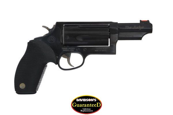 TAURUS JUDGE 45LC/410-3" 3" FS 5-SHOT BLACK RUBBER - for sale