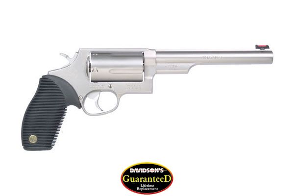 TAURUS JUDGE 45LC/410 2.5" 6.5" FS 5-SH STAINLESS RUBBER - for sale