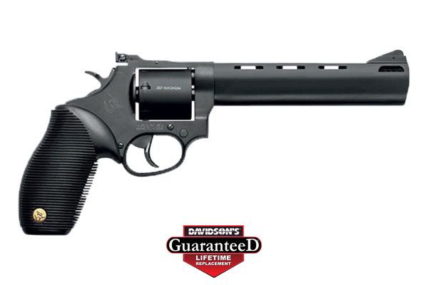 TAURUS 692 38/357/9MM 6.5" ADJ 7-SHOT PORTED MATTE BLK RIBBER - for sale