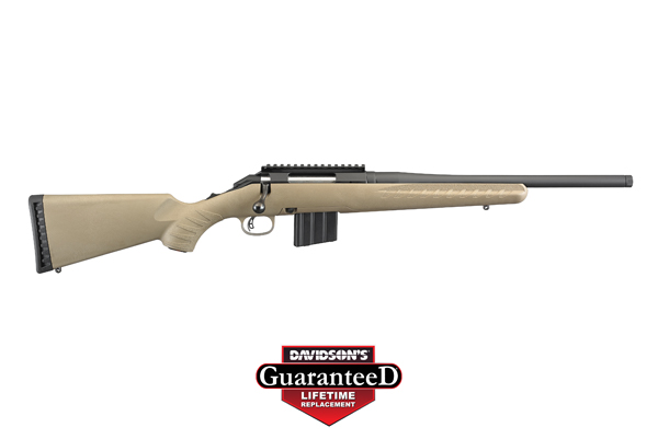 RUGER AMERICAN COMPACT RANCH FDE 350 LEGEND 16.38" THREADE - for sale