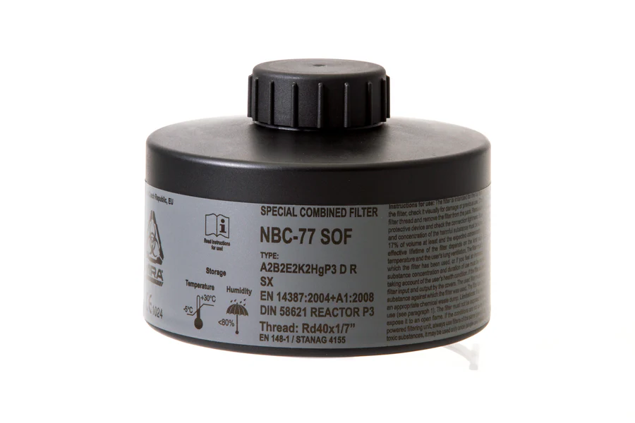 CBRN Gas Mask Filter NBC-77 SOF 40mm Thread