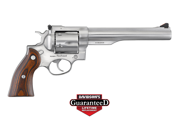 RUGER REDHAWK 44 REM MAG 7.5" STAINLESS WOOD ADJUSTABE - for sale