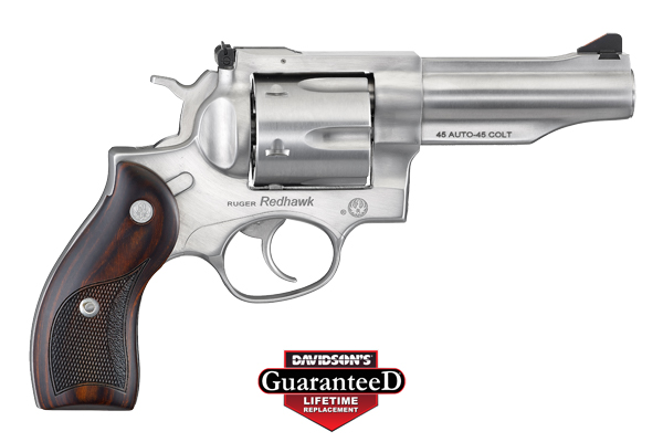 RUGER REDHAWK 45ACP 4.2" STAINLESS WOOD ADJUSTABE - for sale