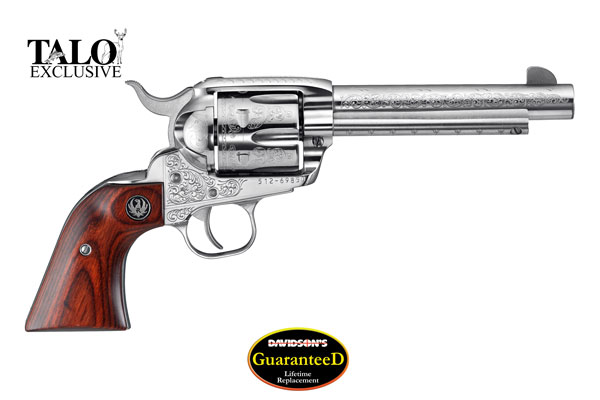RUGER VAQUERO DELUXE 45LC 5.5" FS S/S WOOD (TALO) - for sale