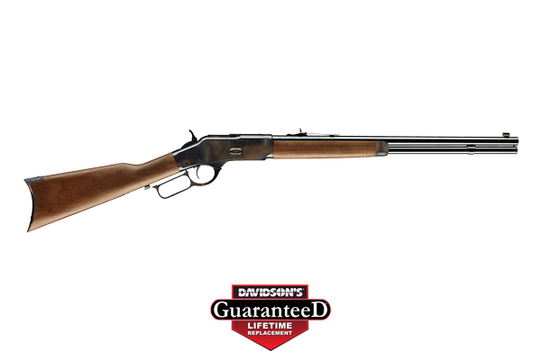 WINCHESTER 1873 SHORT RIFLE CLR CSE 44-40 20" BLUED/WALNUT - for sale