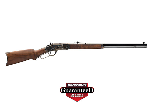 WINCHESTER 1873 SPORTER 45LC OCTAGON/BLUED 24" CASE-COL PG - for sale