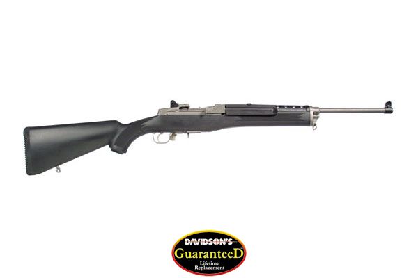 RUGER MINI-14 RANCH 5.56MM S/S BLACK SYN W/5RND MAGAZINE - for sale