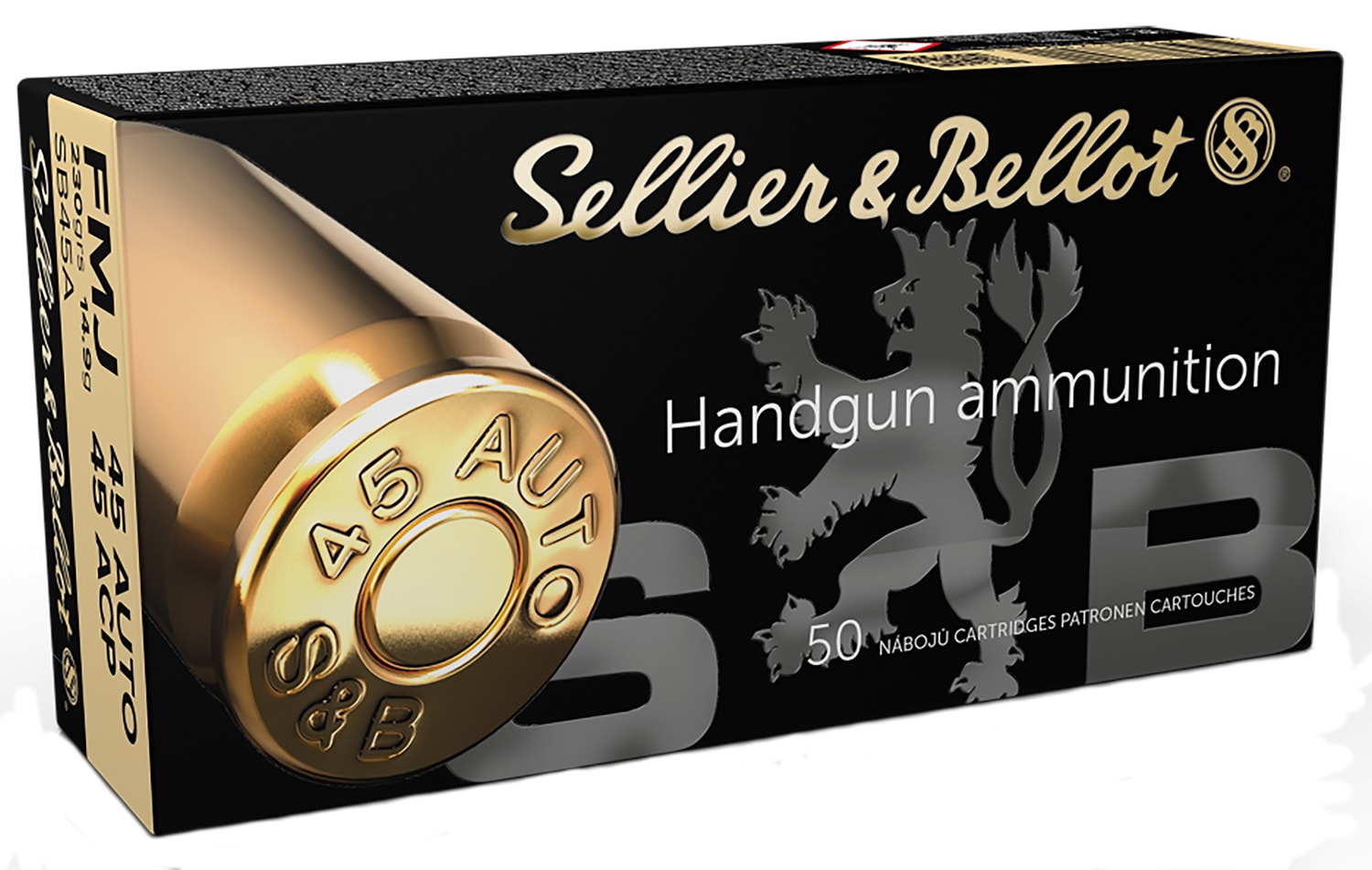 Sellier & Bellot 45 acp 230 gr FMJ target ammo