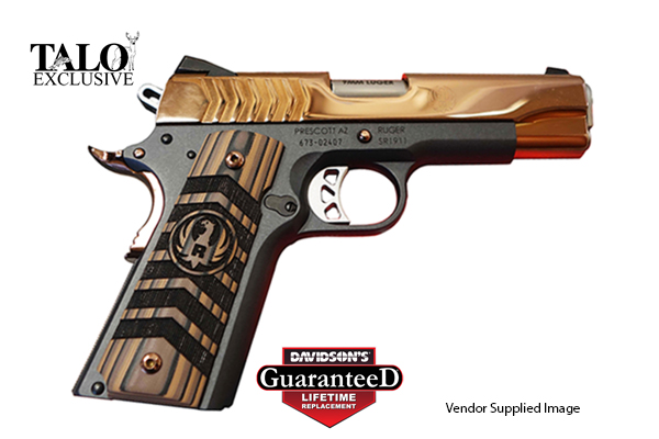 RUGER SR1911 9MM FS 9-SHOT COMMANDER POLISHED ROSE (TALO) - for sale