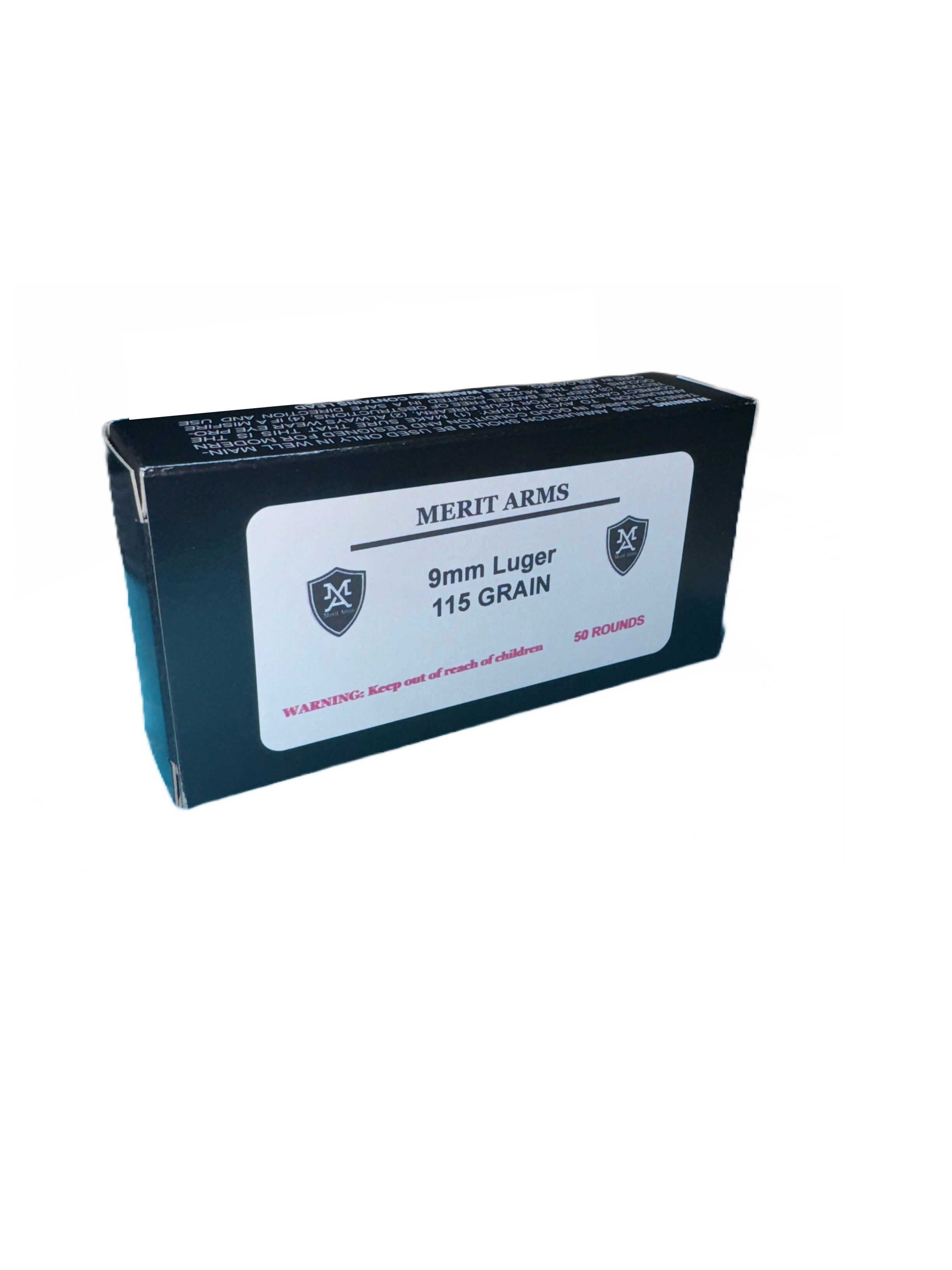 Merit 9mm Luger Centerfire fmj 115GR