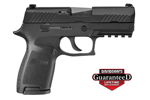 SIG P320 COMPACT 45ACP 3.9" DAO SIGLITE (2)9RD POLY/BLACK - for sale