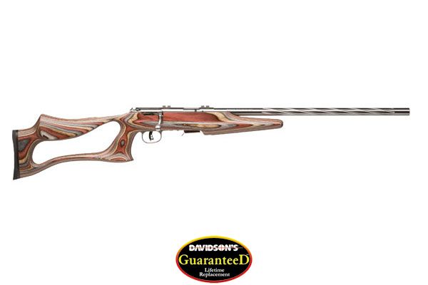 SAVAGE 93-BSEV 22WMR 21" HB FLUTED ACU-TGR SS/BRN LAM EVO - for sale