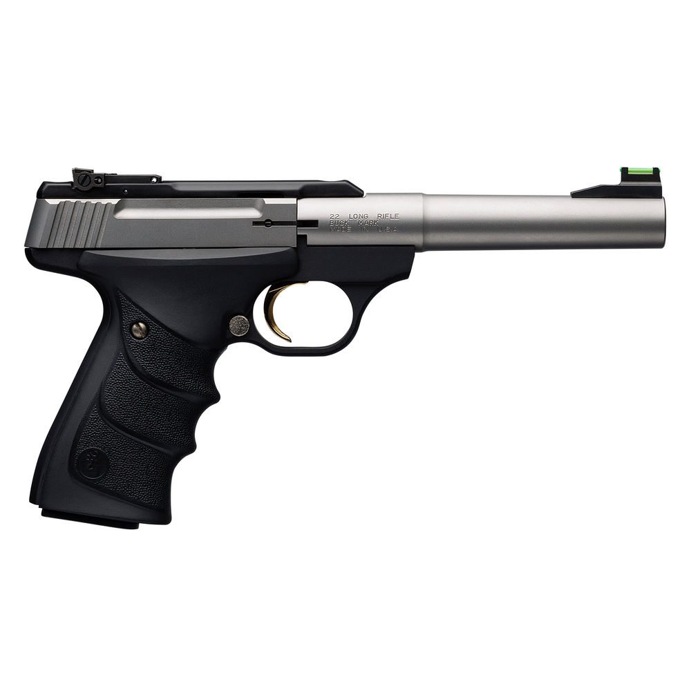 BROWNING BUCK MARK CAMPER URX 22LR 5.5"HB STAINLESS/BLK SYN - for sale