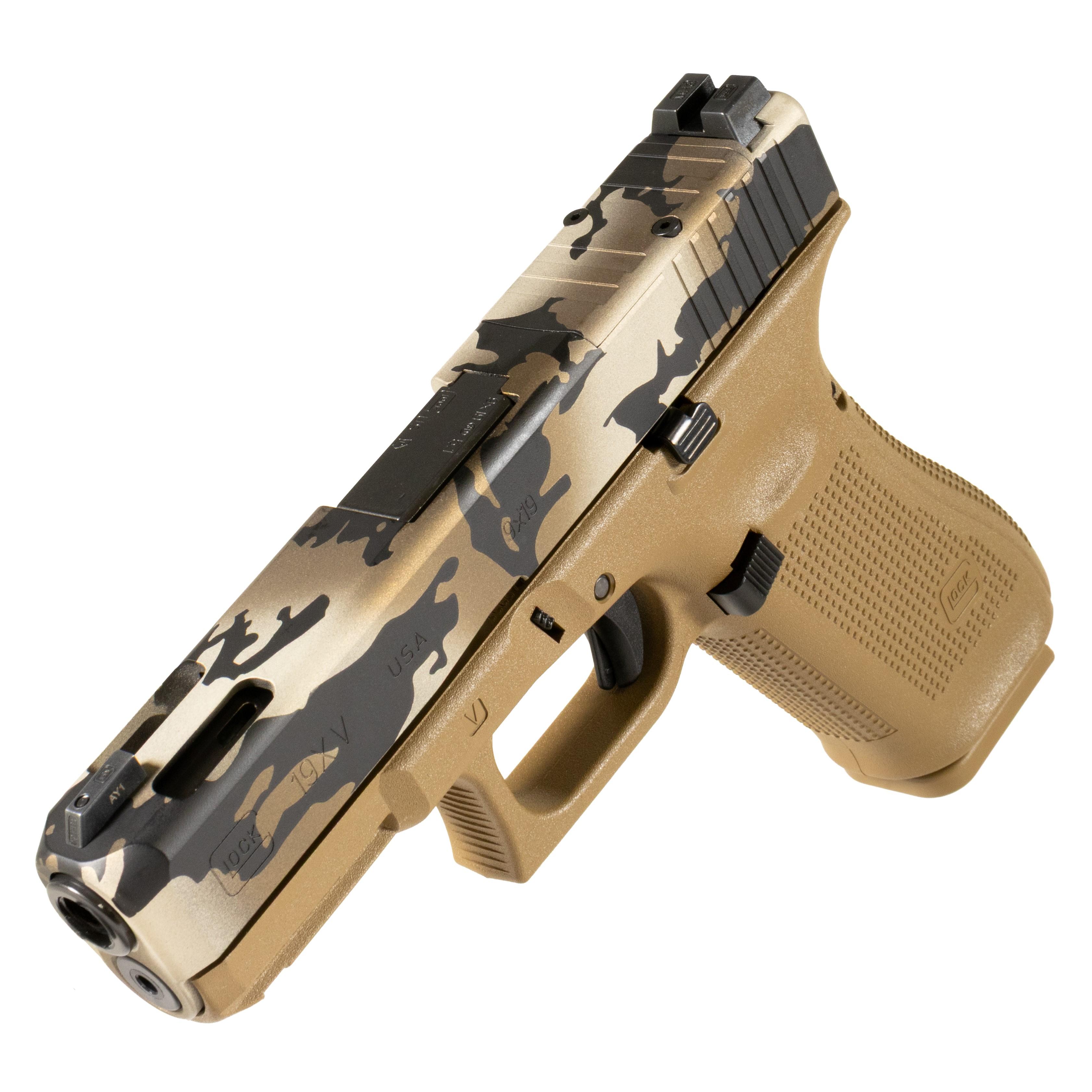 Glock V-Series Model 19x OR Camo Handgun