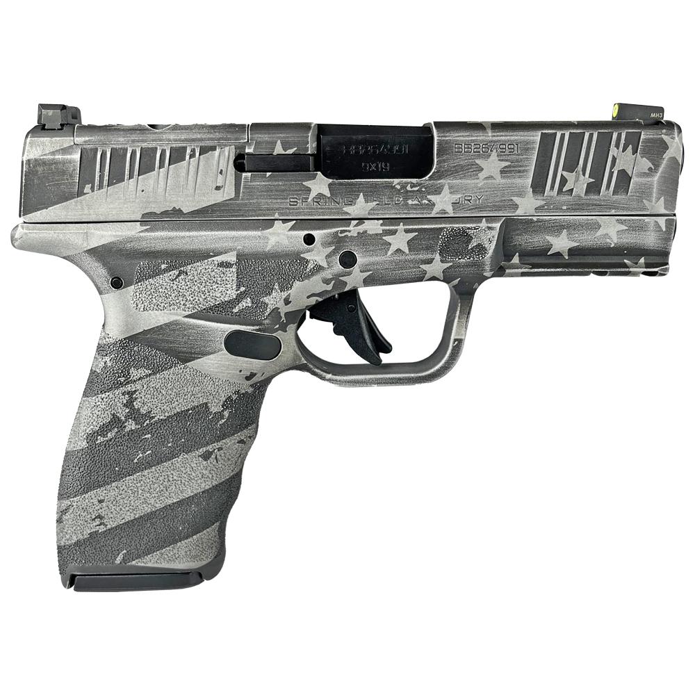 Springfield Hellcat Pro OSP Distressed Flag White