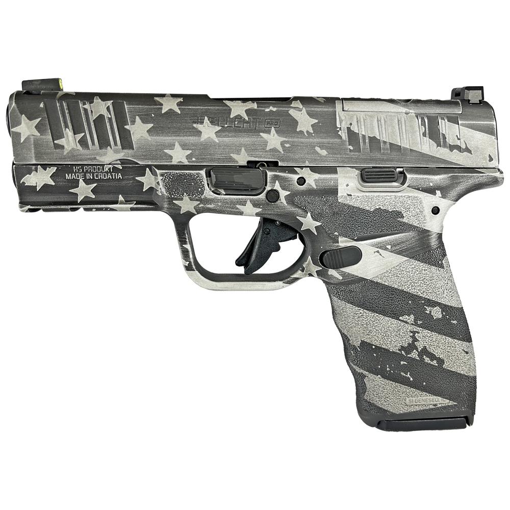 Springfield Hellcat Pro OSP Distressed Flag White