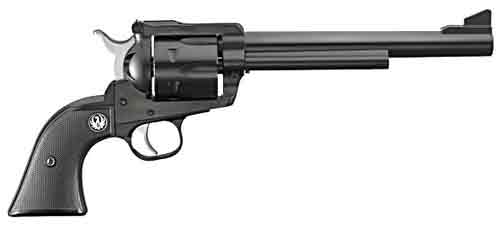 RUGER BLACKHAWK 45LC 7.5" AS BLUED BLACK CHECKERED SYN - for sale