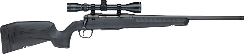 SAVAGE AXIS XP 350 LEGEND 18" COMPACT THREADED BLACK/BLACK - for sale