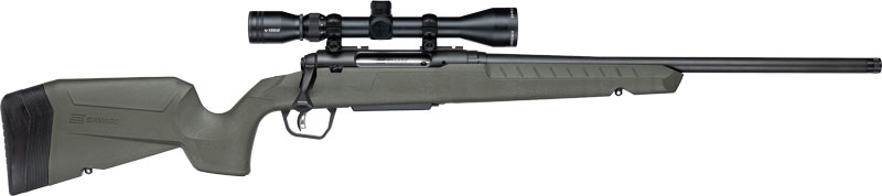 SAVAGE AXIS 2 XP 243 20" THREADED W/3-40X40 BLACK/GREEN - for sale