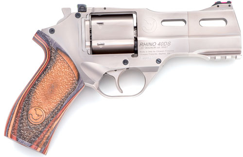 CHIAPPA RHINO 40DS 357MAG 4" ADJ. SIGHT CHROME/WALNUT. - for sale