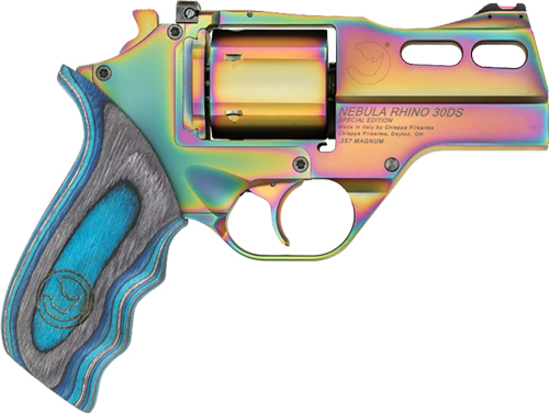 CHIAPPA RHINO NEBULA 30DS 357 MAG 3" AS NEBULA/WOOD GRIP - for sale