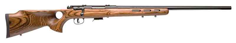 SAVAGE 93R17-BTV 17HMR 21"HB ACCU TGR BLUED/BRN LAM T-HOLE - for sale