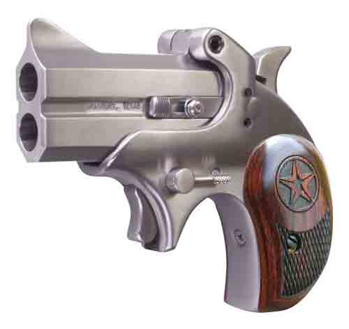 BOND ARMS MINI 45LC 2.5" FS STAINLESS WOOD - for sale