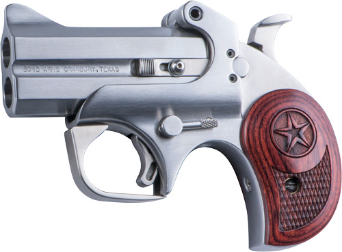 BOND ARMS TEXAS DEFENDER 357 MAG 3" FS STAINLESS WOOD - for sale