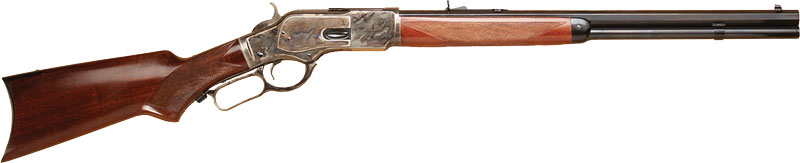 CIMARRON 1873 SHORT RIFLE 357MAG 20" OCT CC/BLUED PG WAL - for sale