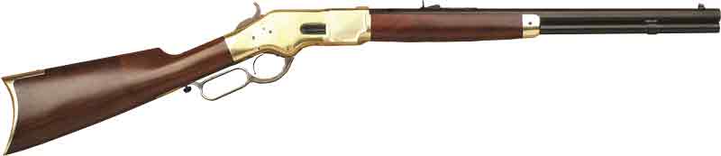 CIMARRON 1866 YELLOWBOY 44-40 20" OCTAGON BRASS/BLUED - for sale