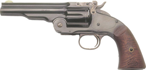 CIMARRON NO.3 SCHOFIELD 38SPC 5" FS BLUED WALNUT - for sale