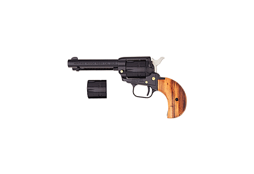 HERITAGE 22LR/WMR COMBO 4.75" BLUED COCOBOLO BIRDSHEAD GRIPS - for sale