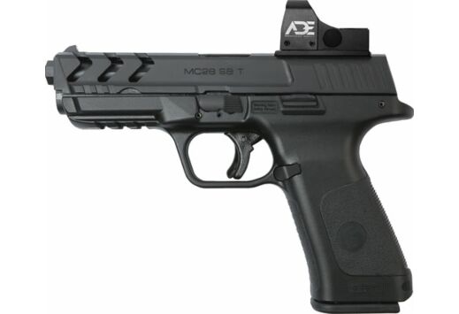 GIRSAN MC28SA 9MM ADJ. SGT W/OPTIC 17-SHOT BLACK POLY< - for sale