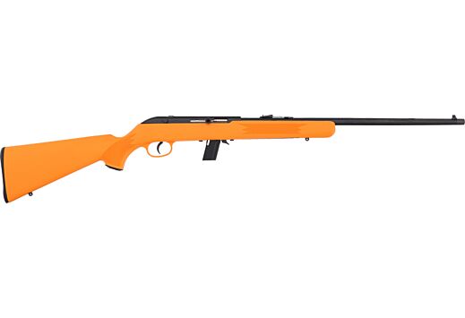 SAVAGE 64F 22LR 21" BBL BLUED/ORANGE SYNTHETIC - for sale