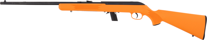 SAVAGE 64F 22LR 21" BBL BLUED/ORANGE SYNTHETIC - for sale