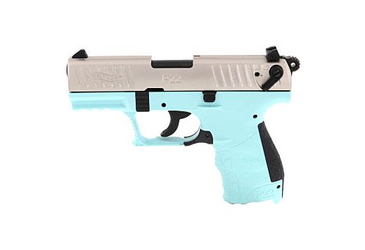 WALTHER P22Q 22LR 3.4" ANGEL BLUE POLYMER 10-ROUNDS - for sale