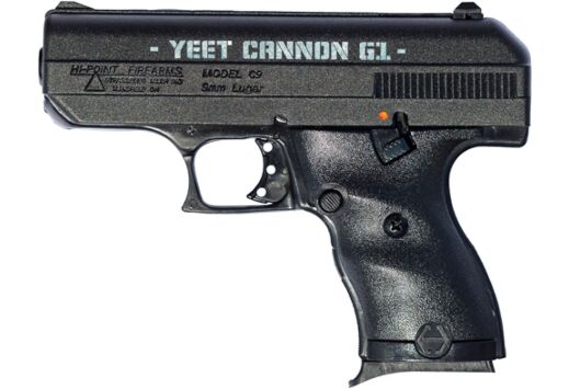 HI-POINT PISTOL C9 9MM 8RD YEET CANNON G1 BLACK - for sale