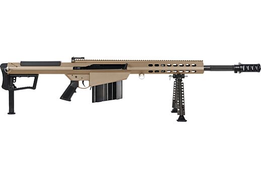 BARRETT M107A1 RIFLE 50BMG 20" FLUTED 10RD STEEL FDE< - for sale