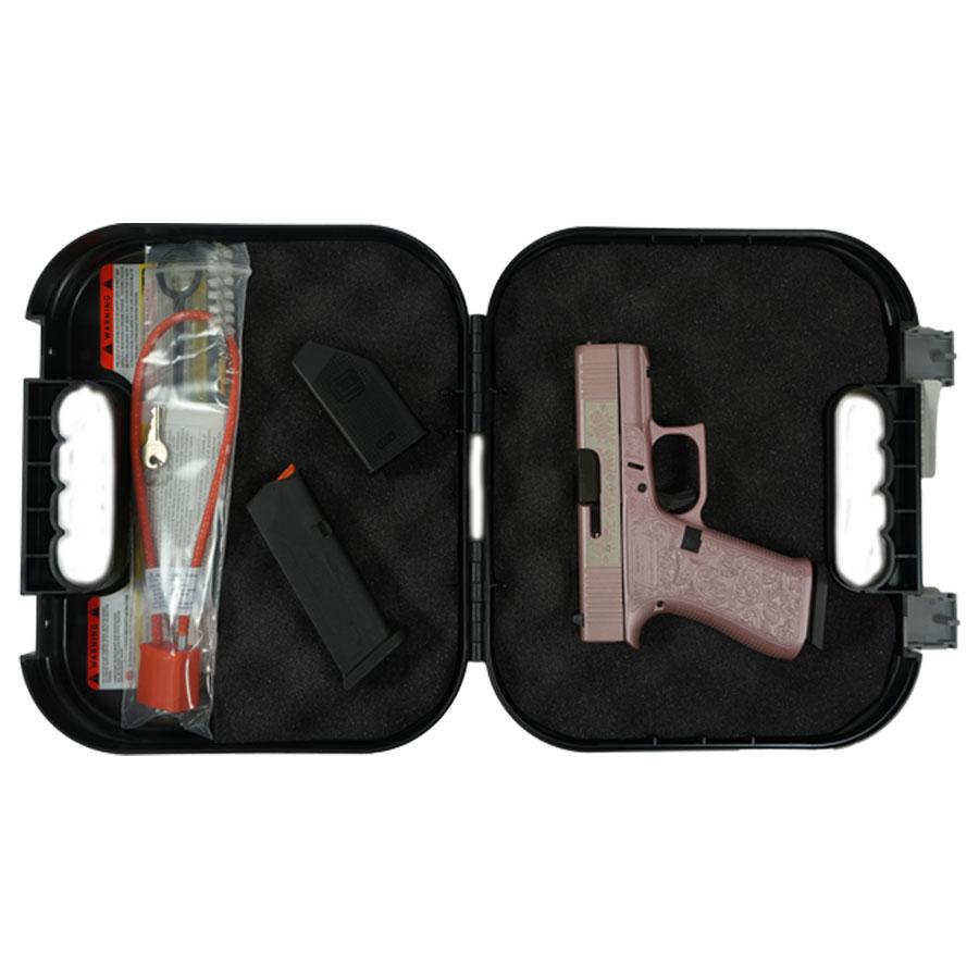 Glock 43X Glock & Roses Pink Handgun