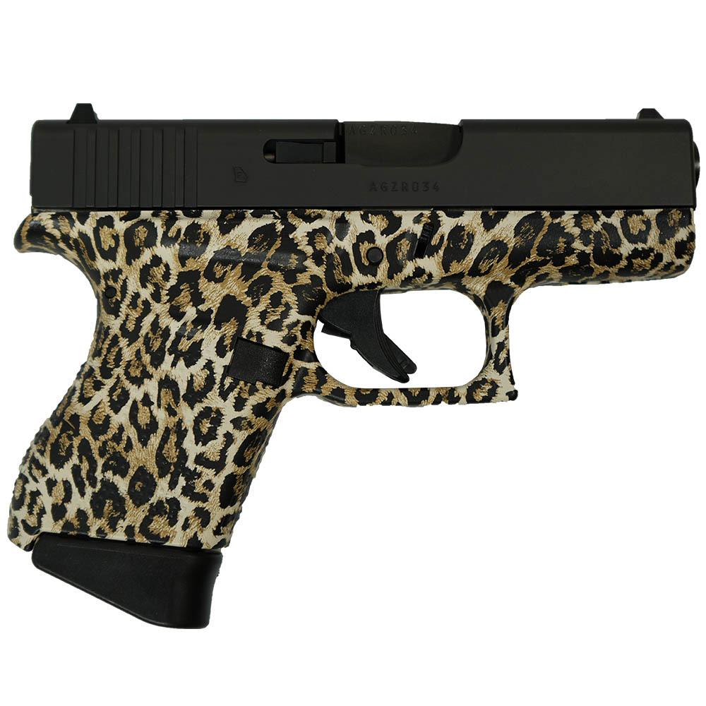 Glock 43 Custom Leopard Print Handgun 9mm