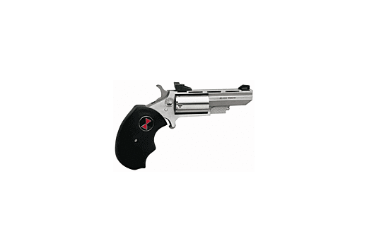 NAA "BLACK WIDOW" COMBO 2" AS 22LR/22WMR S/S BLACK RUBBER - for sale
