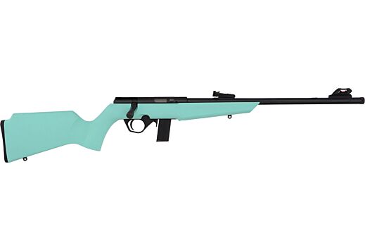 ROSSI RB22 COMPACT 22LR BOLT 16" CYAN SYNTHETIC - for sale