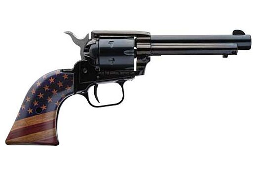 HERITAGE 22LR 4.75" FS BLUED USA FLAG GRIP - for sale