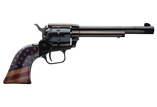 HERITAGE 22LR 6.5" FS BLUED USA FLAG GRIP - for sale