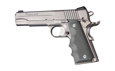 HOGUE GRIP GVT 1911 RUBBER FG SLTGRY - for sale