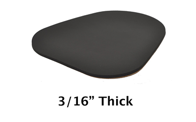 KICK-EEZ CHEEK PROTECTOR 3/16" BLK - for sale