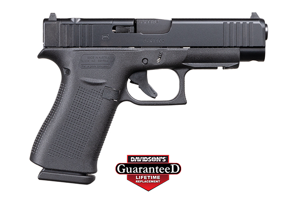 GLOCK 48 MOS 9MM LUGER FS 10RD BLACK POLYMER FRONT RAILS - for sale